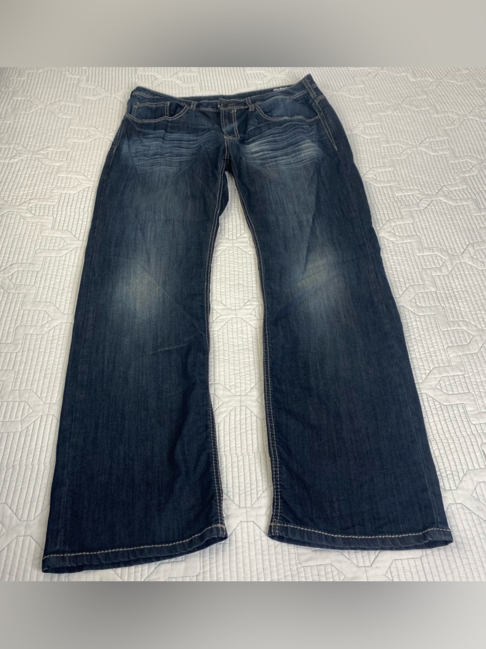 Buffalo David Bitton Brady-X Straight Stretch Jeans 34x32 (36x32) Buckle